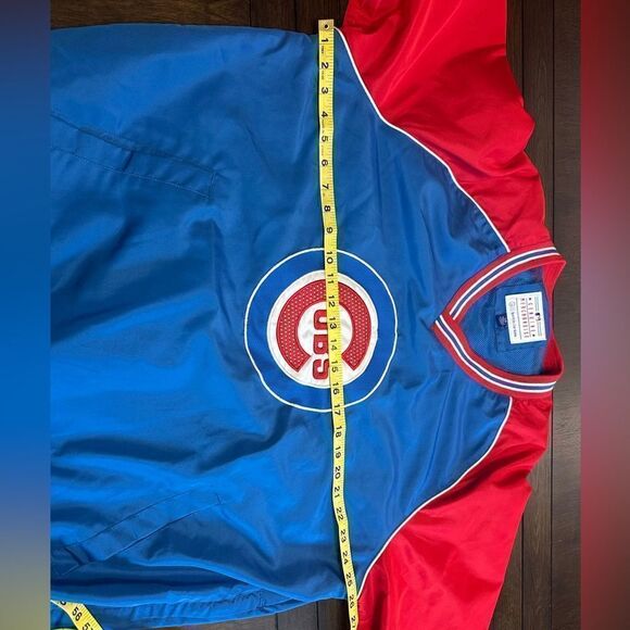 MLB Genuine Mens Large Sports by Carl Banks Chicago Cubs Windbreaker - Picture 5 of 7